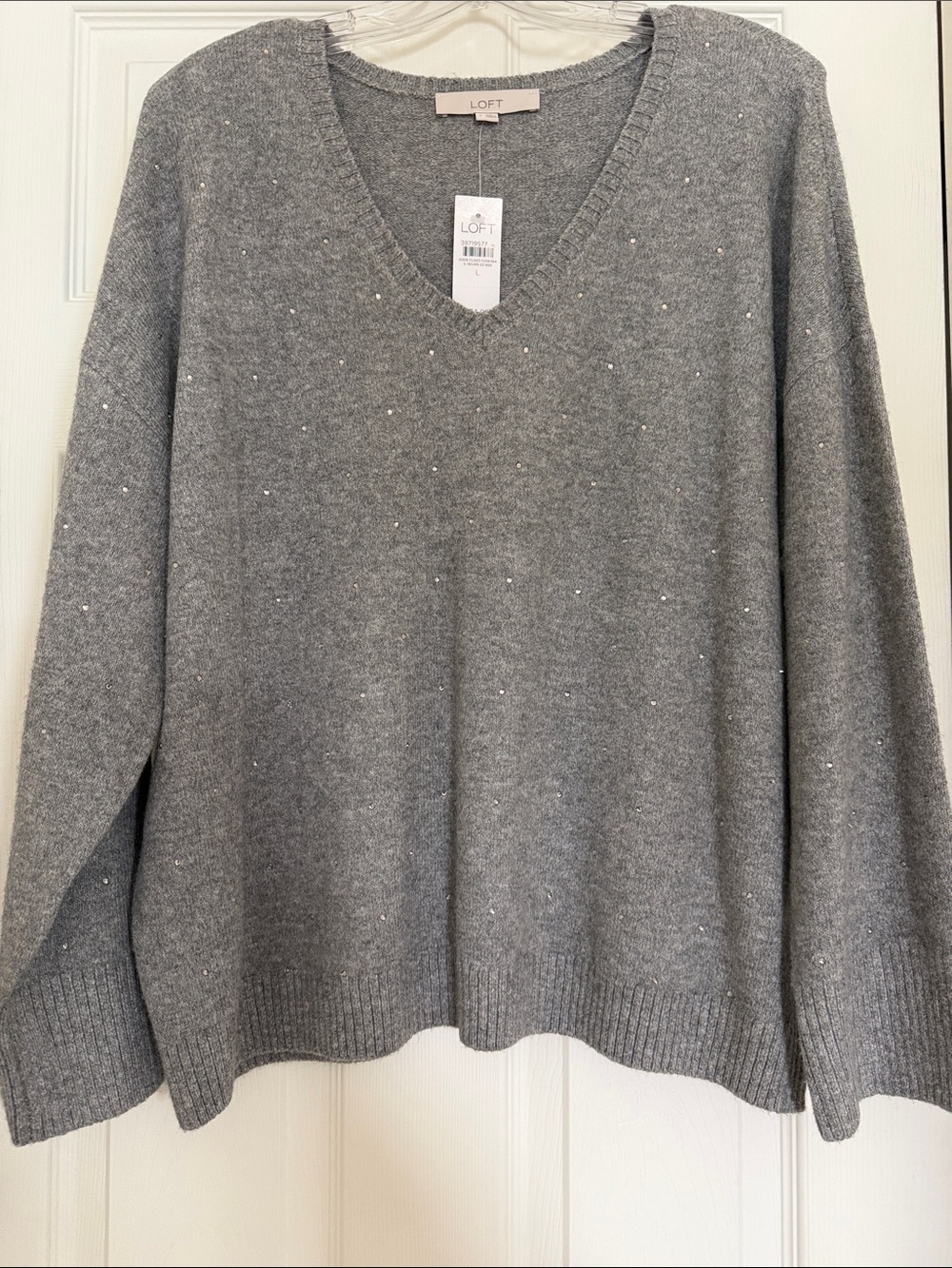 LOFT Beaded Sweater
